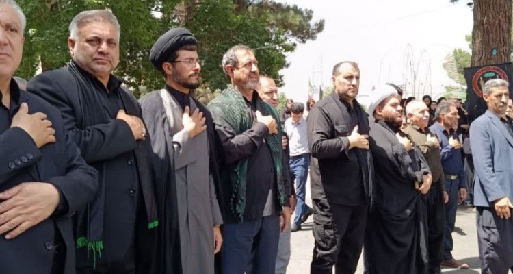 عزاداری تاسوعای حسینی در شهرستان اسلام آبادغرب