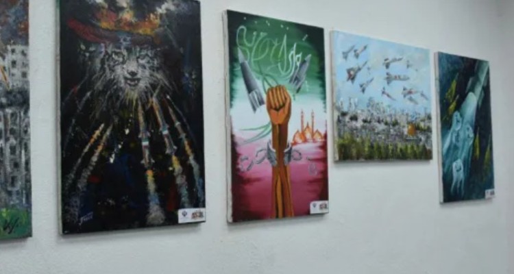 رونمایی از ۹۲ نقاشی فاخر در کرمانشاه