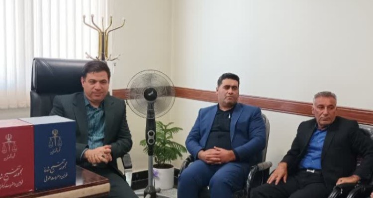 دیداررئیس اداره فرهنگ و ارشاد اسلامی و اصحاب رسانه با رئیس دادگستری شهرستان اسلام آبادغرب