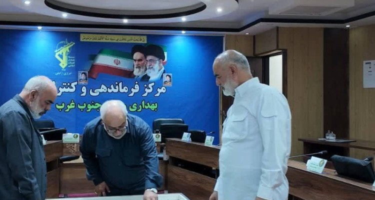 بازدید فرمانده نیروی زمینی سپاه از مرکز بهداری رزمی جنوب در روز پرستار