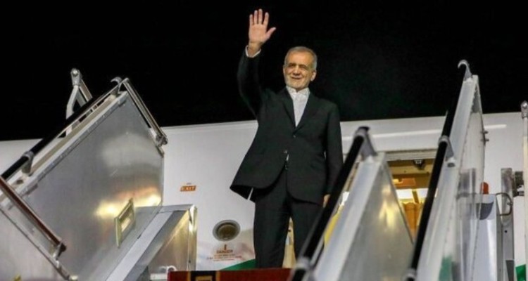 رئیس‌جمهور وارد قزوین شد