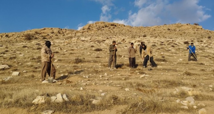 آغاز پروژه کپه‌کاری در ۱۰۰ هکتار از مراتع پلنگرد با مشارکت بهره‌برداران محلی