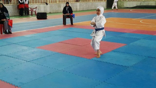 کسب مقام دوم مسابقات قهرمانی استان کاراته بانوان توسط بسیج دانشجویی اسلام آباد غرب