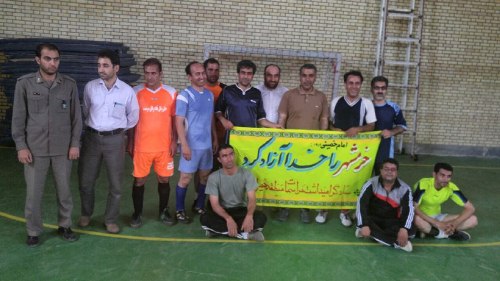  مسابقه فوتسال بین منتخب آموزش وپرورش و ادارات بخش حمیل  برگزار شد