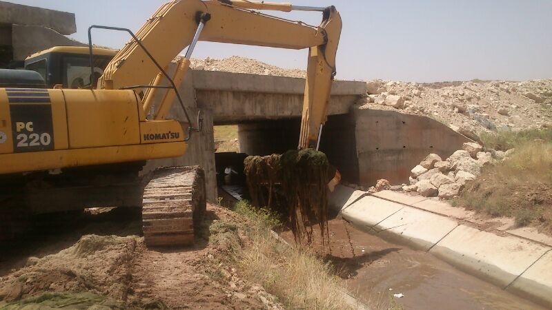 لایروبی سراب کمره علیاء وکانال آبرسانی سد شیان در اسلام آبادغرب