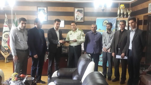 دیدار اصحاب رسانه اسلام آباد غرب با فرمانده انتظامی شهرستان