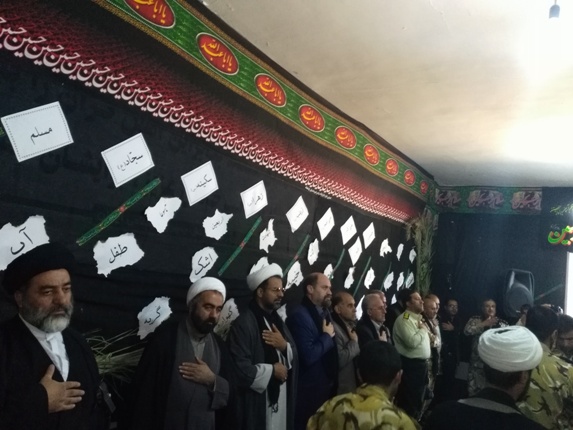 مراسم عزاداری سرور و سالار شهیدان در تیپ181 زرهی ارتش در اسلام آبادغرب