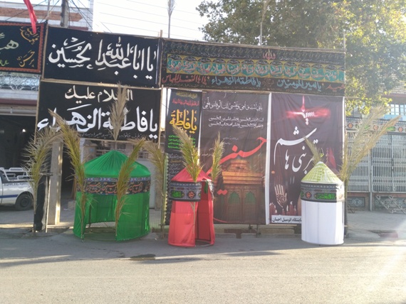 تصاویری از حال و هوای محرم در اسلام آبادغرب