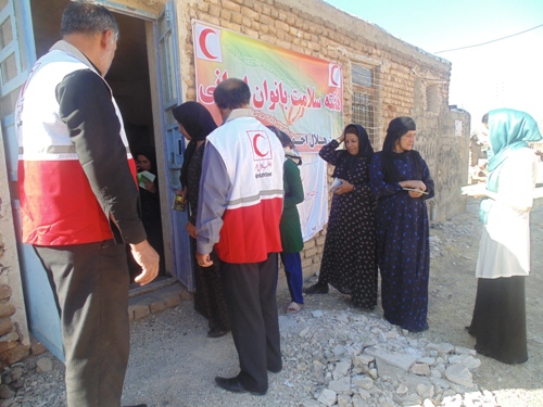 برگزاری کاروان سلامت به مناسبت هفته سلامت بانوان ایرانی در اسلام آبادغرب