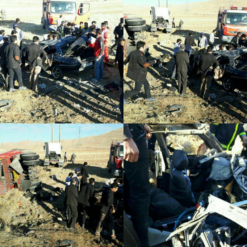 حادثه رانندگی در محور حمیل به اسلام آبادغرب ۲ کشته و زخمی برجای گذاشت+تصویر