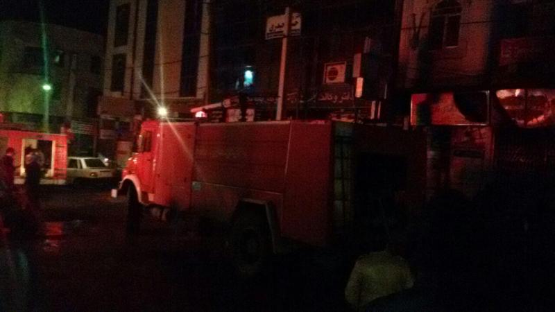 آتش سوزی مجتمع "آریانا"  در اسلام آباد غرب مهار شد