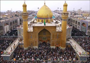 برگزاری مراسم عزاداری شهادت حضرت فاطمه(س) در نجف اشرف + فیلم 