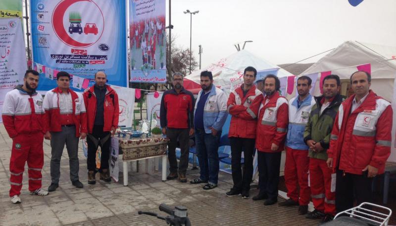 ارزیابی مطلبوب خدمات داوطلبین جمعیت هلال احمر شهرستان اسلام آباد غرب+ تصاویر