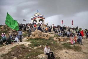 تصویر هوایی مسیر صعود به بازی دراز