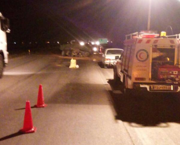 برخورد تریلی با تراکتور در اسلام آبادغرب حادثه آفرید+تصاویر