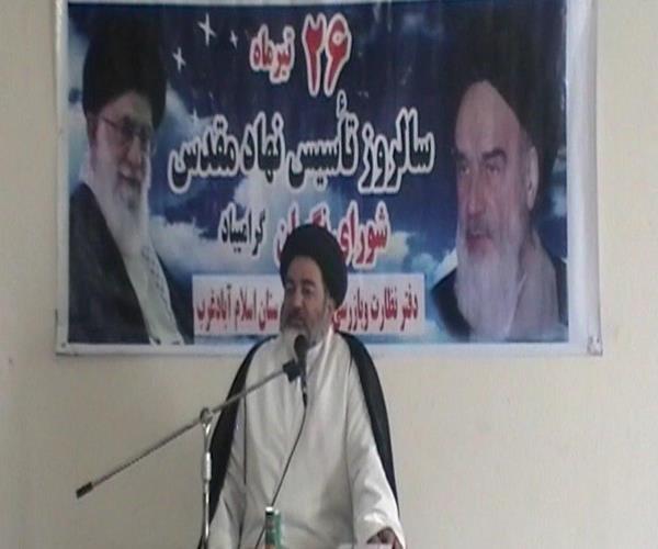 حضور اعضای شورای نگهبان اسلام آبادغرب و بخش حمیل در دفتر امام جمعه و مزار شهدا