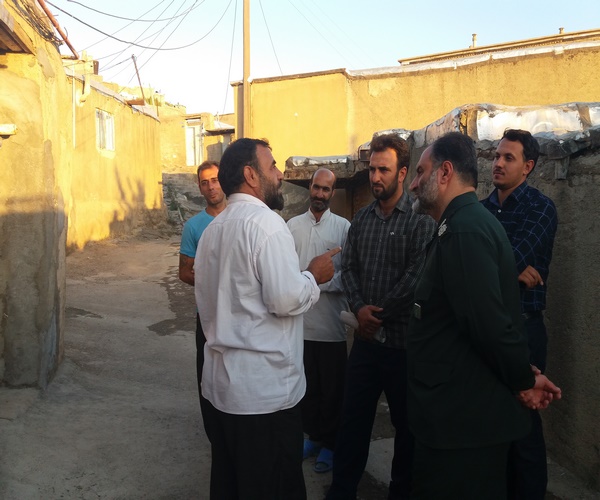 بازدید فرمانده سپاه اسلام آبادغرب از روند اجرای طرح کرامت 2