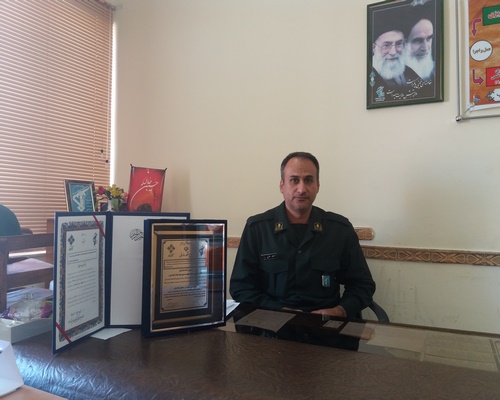 مدیر دفتر فرماندهی سپاه اسلام آبادغرب تجلیل گردید+تصاویر