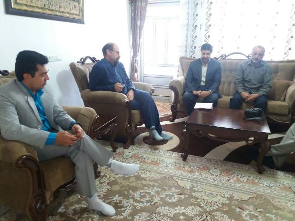 دیدار و سرکشی از خانواده شهید علی مردان اعظمی از شهدای جهادگر اسلام آبادغرب