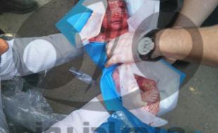 پیدا شدن زنده یک نوزاد رها شده در رودخانه ای در کرمانشاه داخل نایلون!