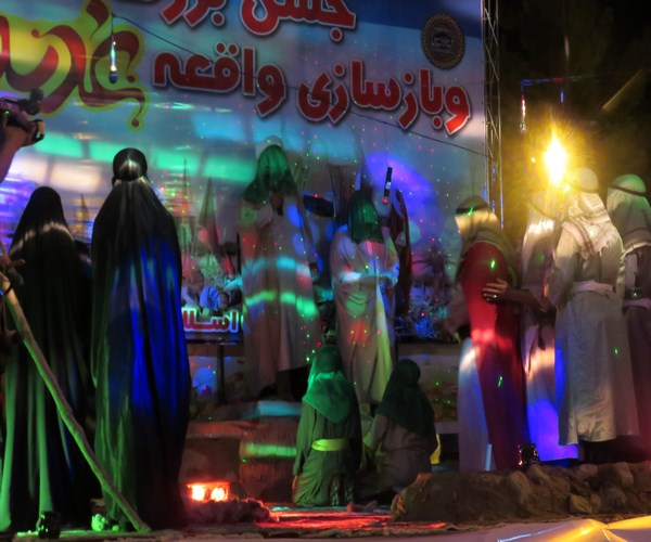 برپایی جشن و بازسازی واقعه بزرگ غدیر در اسلام آبادغرب+ تصاویر