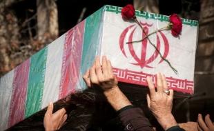 پیکر جانباز شهید منصورعلی کرمی درگلزار شهدای کرمانشاه خاکسپاری شد