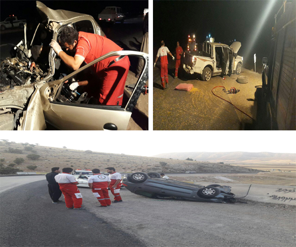 حادثه رانندگی در محور حمیل به اسلام آبادغرب یک کشته برجای گذاشت + تصاویر
