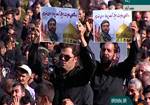 استقبال گسترده مردم در مراسم تشییع شهید حججی در نجف آباد + فیلم استقبال گسترده مردم در مراسم تشییع شهید حججی در نجف آباد + فیلم