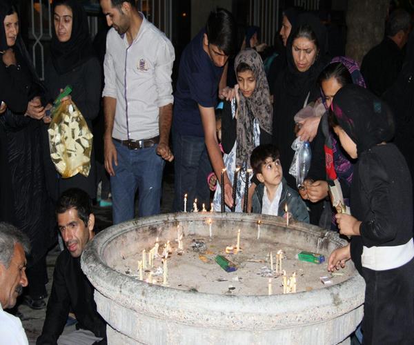 مراسم شام غریبان در اسلام آبادغرب+تصاویر