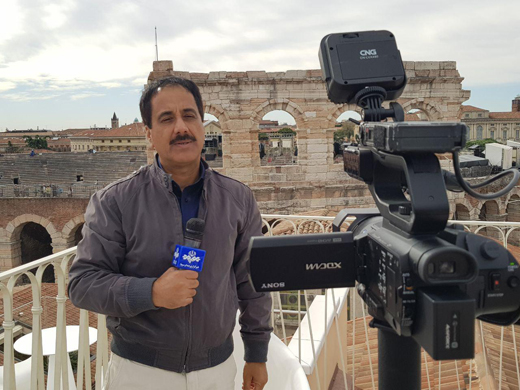 پشت صحنه مصاحبه معصومی‌نژاد 170 سانتی متری با معنوی‌نژاد 202 سانتی متری + فیلم و عکس 