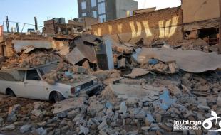 خرابی های زلزله در سر پل ذهاب