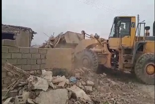 آواربرداری از منطقه سرپل ذهاب + فیلم 