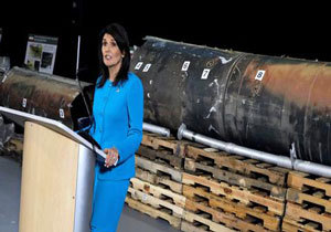 بلیط سیاه بازی‌های‌ نیکی هیلی در یمن هم مشتری نداشت + فیلم 