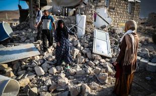 حضور فعال طلاب در شهرهای زلزله زده کرمانشاه و ارائه خدمات شایسته 