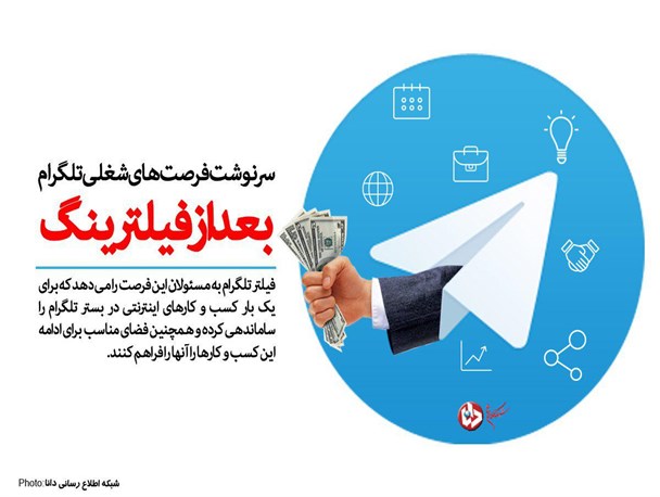 سرنوشت فرصت های شغلی تلگرام بعد از فیلتر این فضا/ مسئولان بستر جایگزین برای کوچ تلگرامی ها را سریع تر فراهم کنند