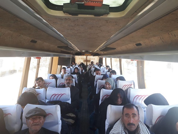 اعزام جمعی از رزمندگان اسلام آبادغرب به اردوی زیارتی مشهد مقدس+عکس