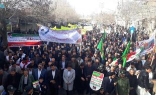 راهپیمایی 22 بهمن در شهرستان های استان کرمانشاه + عکس