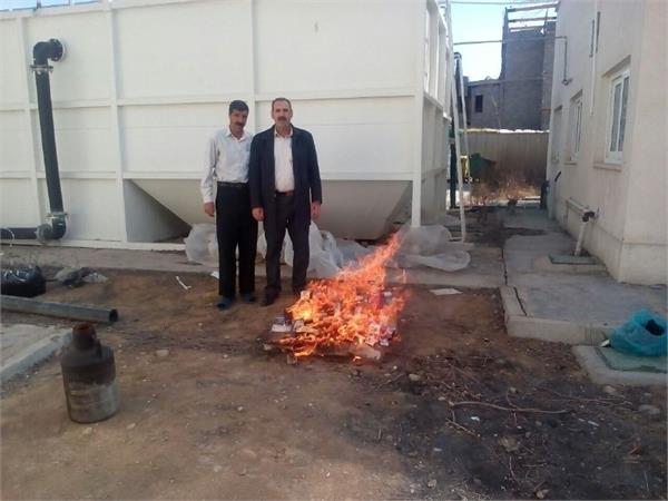 کشف و معدوم سازی مقادیری دارو و کالای قاچاق در اسلام ابادغرب+تصاویر