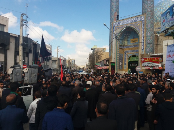 برگزاری مراسم عزاداری شهادت حضرت زهرا(س) در اسلام آبادغرب+تصاویر