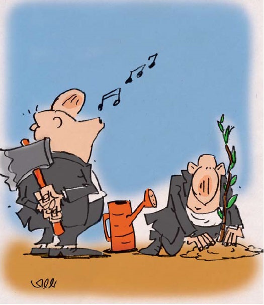  واکنش‌ کاریکاتوری به طرح جدید شهردار تهران! 