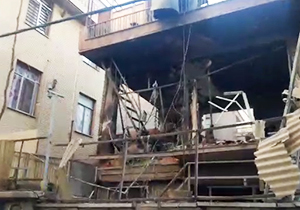 بلایی که ساخت نارنجک دستی بر سر جوان 19 ساله و ساختمان 2 طبقه آورد + فیلم 