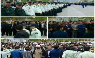 پیکر شهید ایوب اسلامی‌نیا در شهرستان گیلانغرب تشییع شد