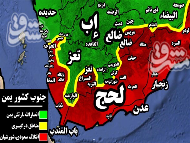 شکست سنگین طرفداران عبدالله صالح و نظامیان اماراتی در غرب استان تعز/ دست و پا زدن نیروهای سعودی در باتلاق مرگ + تصاویر و نقشه میدانی