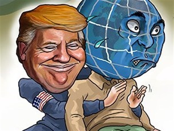 کاریکاتور/ معرکه‌گیری مسخره نتانیاهو!