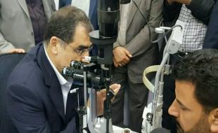 بازدید وزیر بهداشت از مراکز درمانی غیر دولتی در مناطق زلزله زده