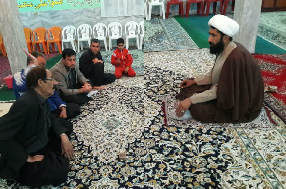 حضور جهادی روحانیون مبلغ در روستاهای و مناطق محروم اسلام آباد غرب