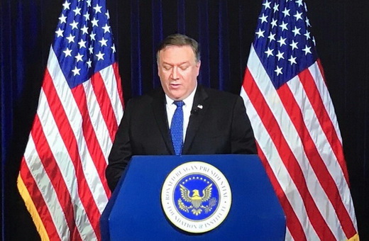 سخنان تکراری وزیر خارجه آمریکا در جمع آمریکایی‌های ایرانی‌تبار 