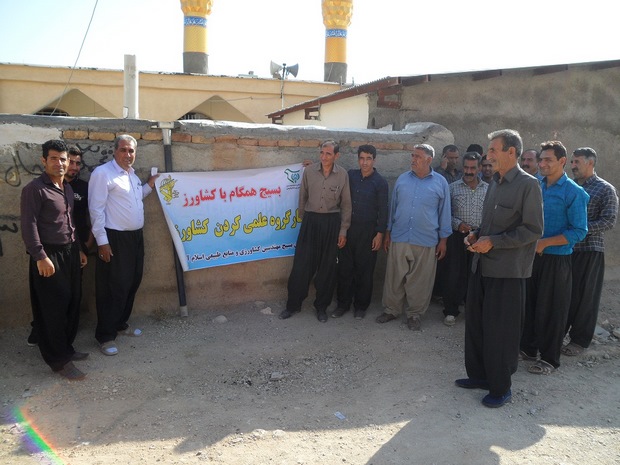  کلاسهای آموزشی طرح بسیج همگام با کشاورز در شهرستان اسلام آبادغرب+تصاویر