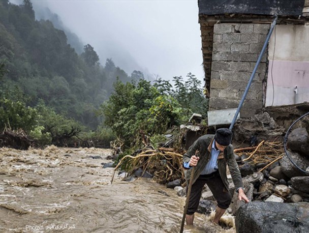 خسارت سیل در روستاهای تالش/تصاویر