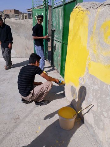 گوشه هایی از فعالیت گروه جهادی بسیج دانشجویی دانشگاه آزاد اسلام آبادغرب+تصاویر